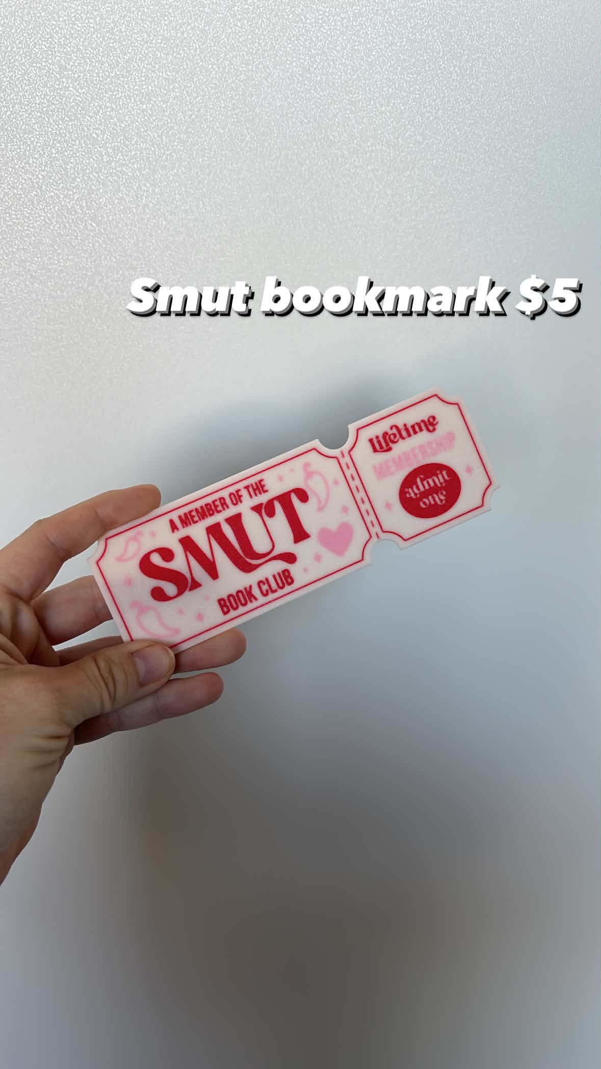 SMUT Bookmark - Sample