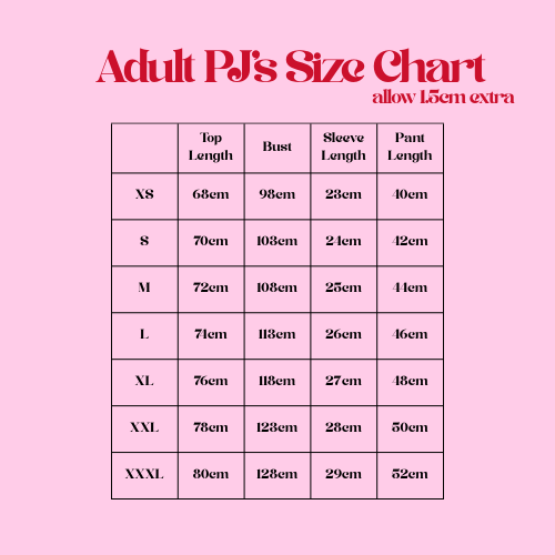 Adult Mystery PJS