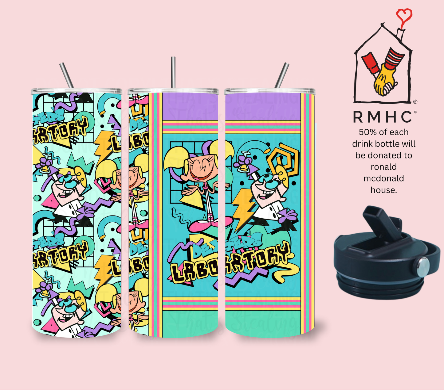 Retro Dexter Drink Bottle