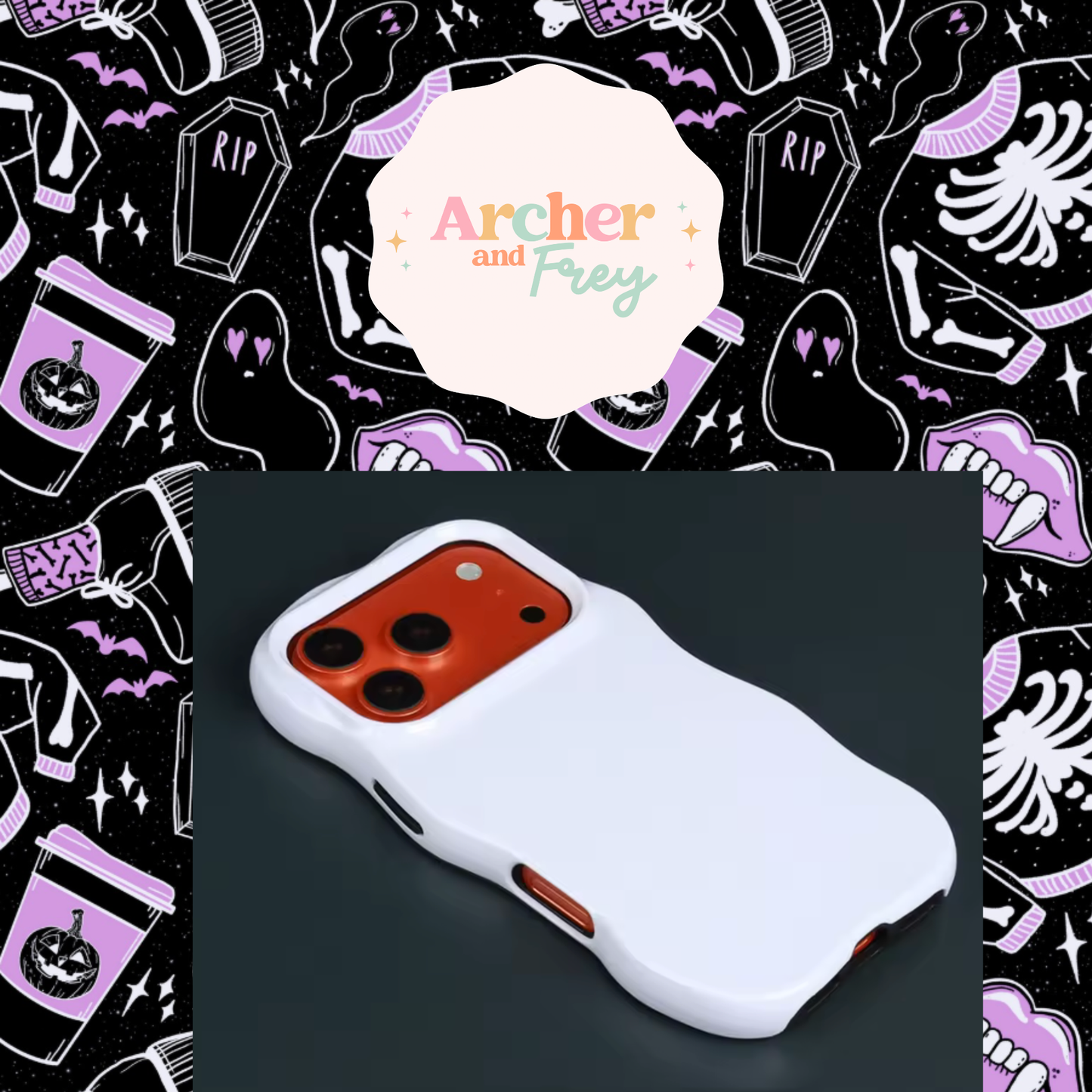 Wavy Tough Phone Case - Purple Gouhl