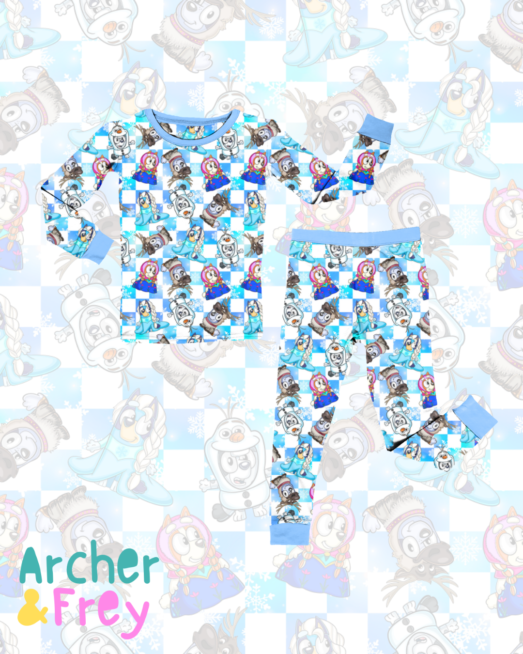 Ice Pups Bamboo PJ Set