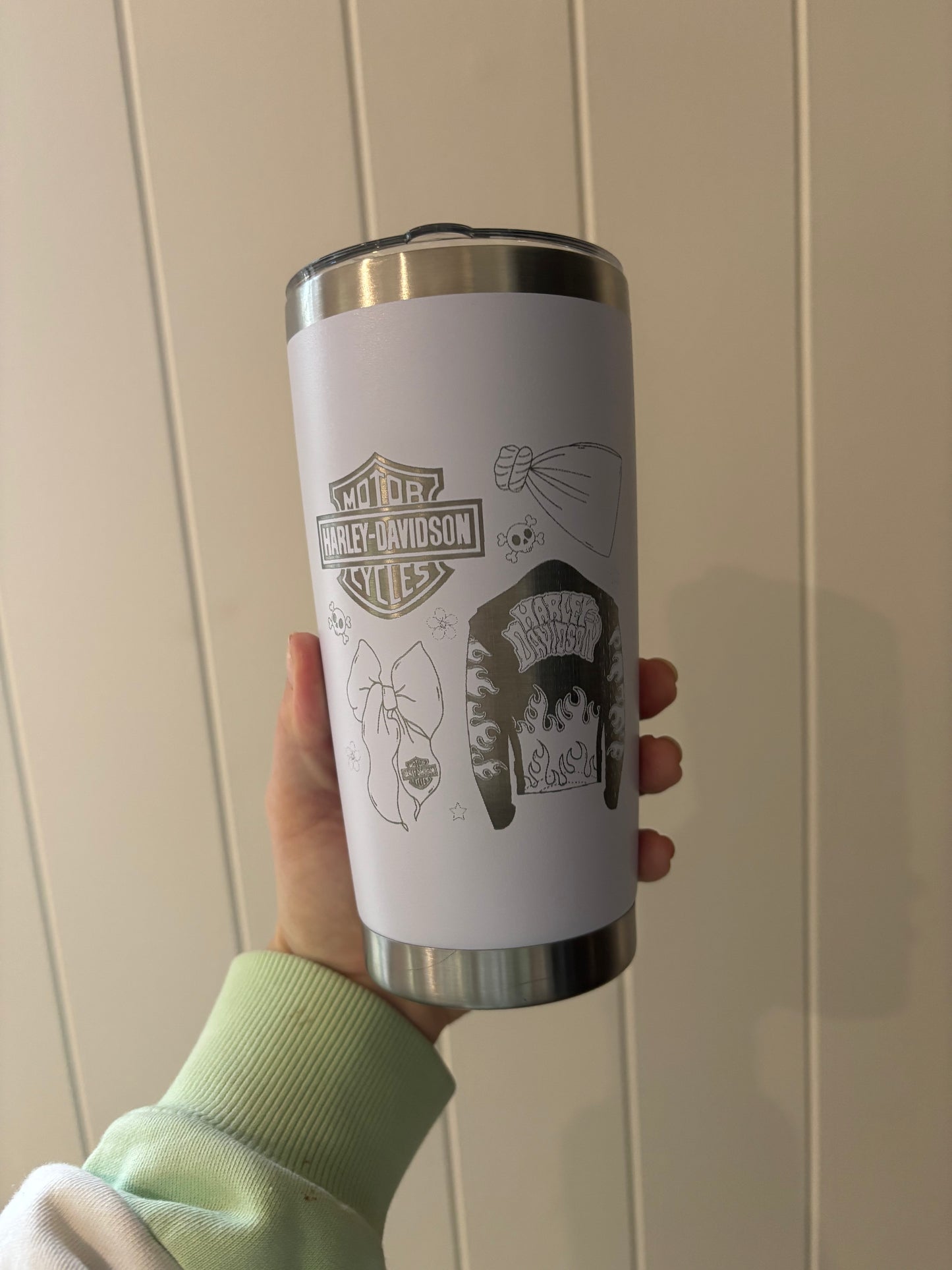 Harley 20oz Engraved Travel Mug
