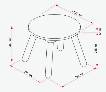 Personalised Laser Engraved Stool
