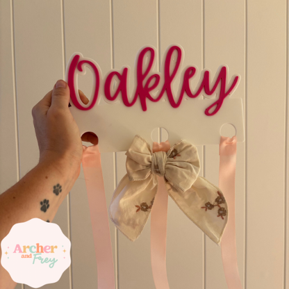 Personalised Bow Holder
