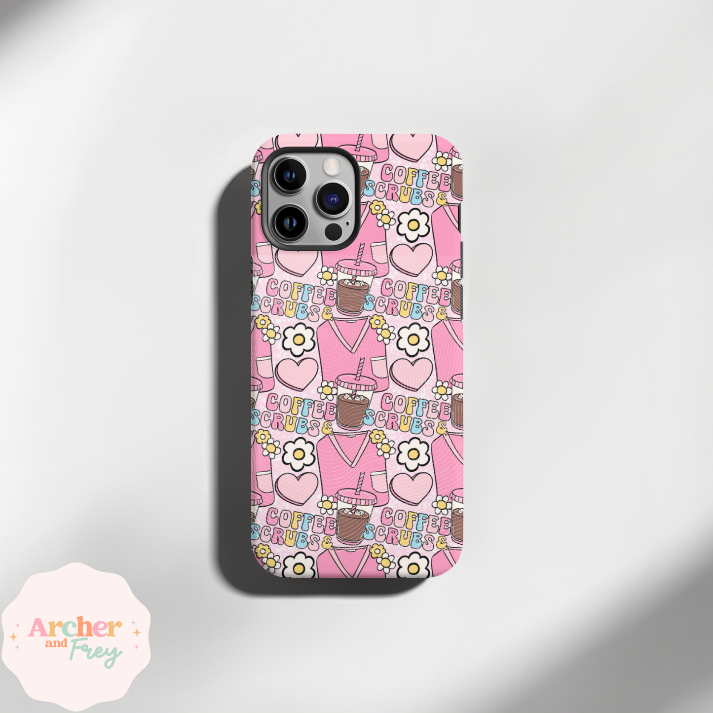 Tough Phone Case - Coffee & Scrubs