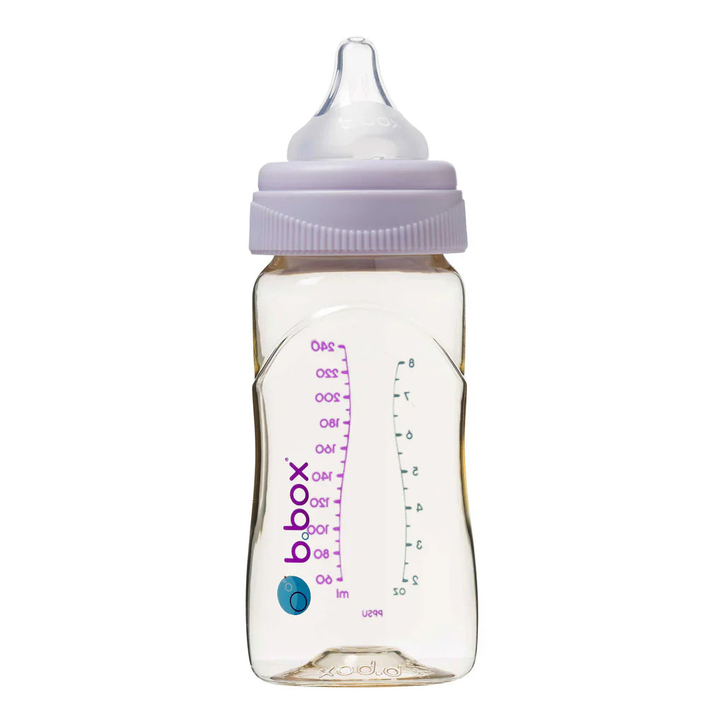 PPSU baby bottle - 240mL peony