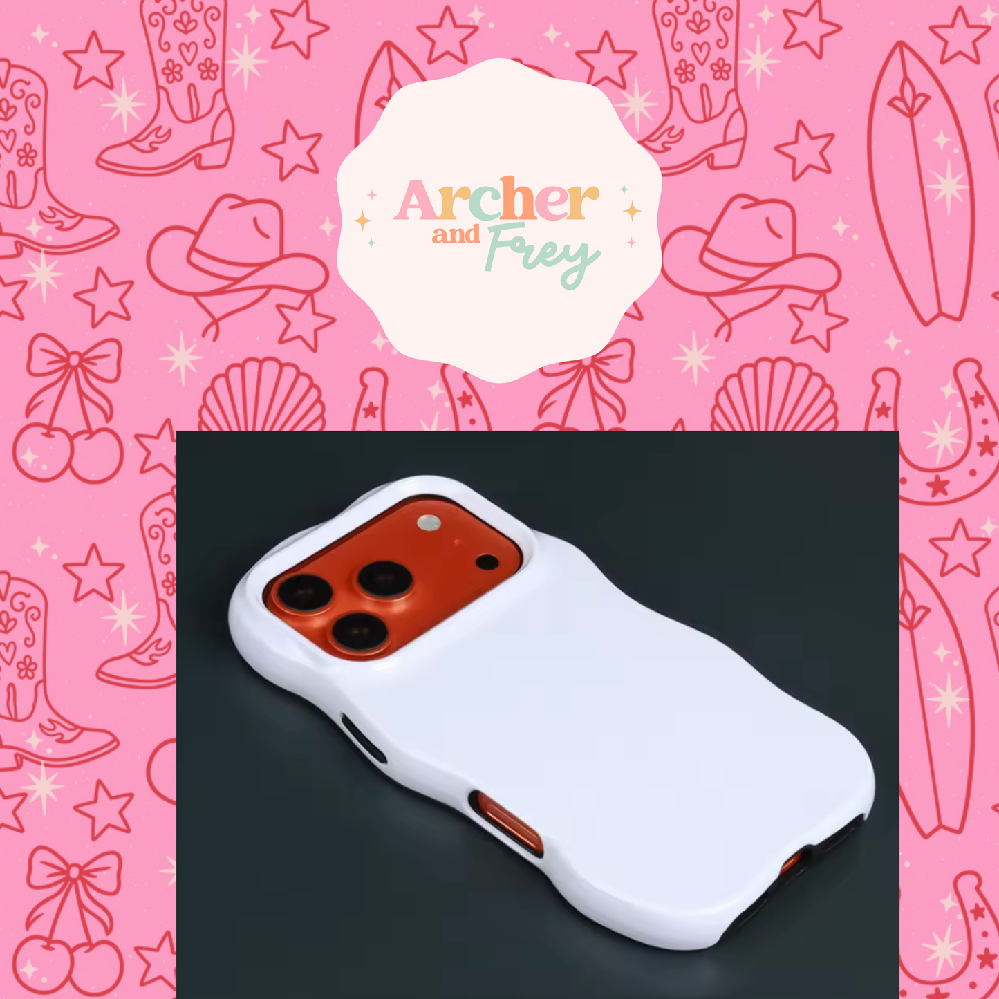 Wavy Tough Phone Case - Coastal Cowgirl