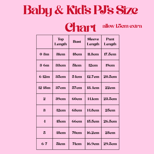 Baby & Kids Mystery PJS