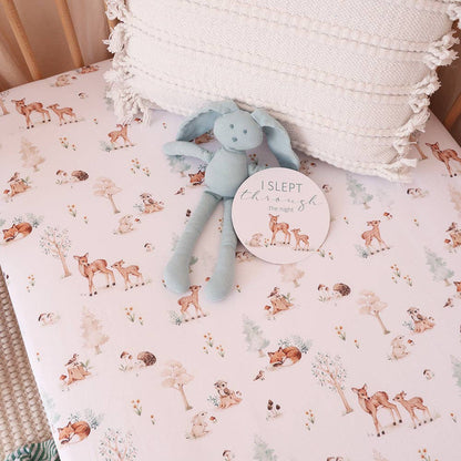 Woodland Tales Organic Fitted Cot Sheet