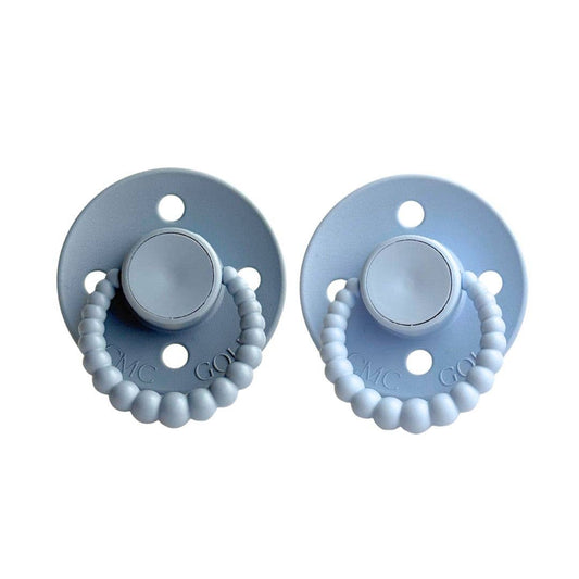 CMC 'Bubble' Dummies Stormy + Baby Blue: Size 2