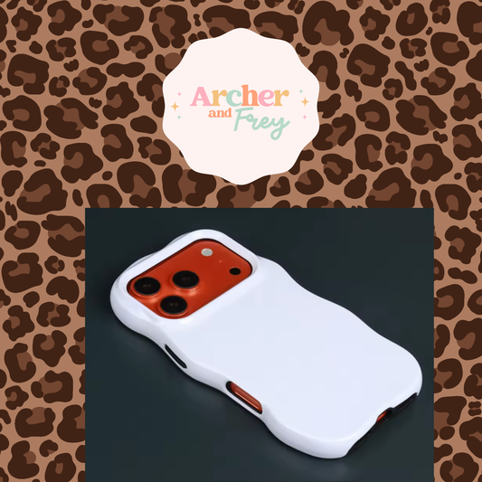 Wavy Tough Phone Case - Leopard