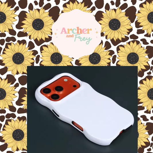 Wavy Tough Phone Case - Sunflowers