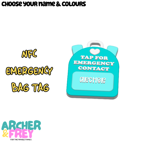 Emergency Bag Tags NFC