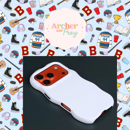 Wavy Tough Phone Case - Off Campus