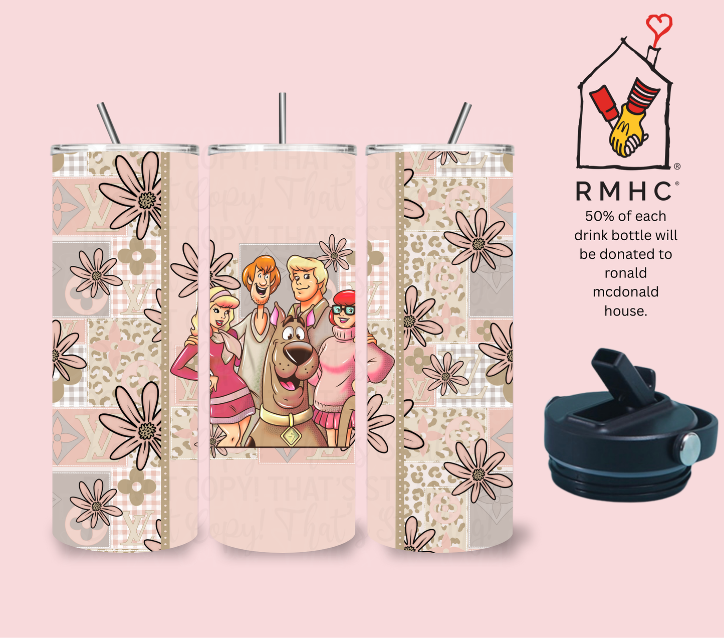 Beige Scoob Drink Bottle