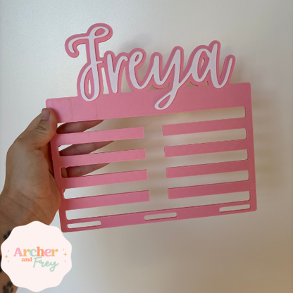 Personalised 2 in 1 Headband & Bow Holder