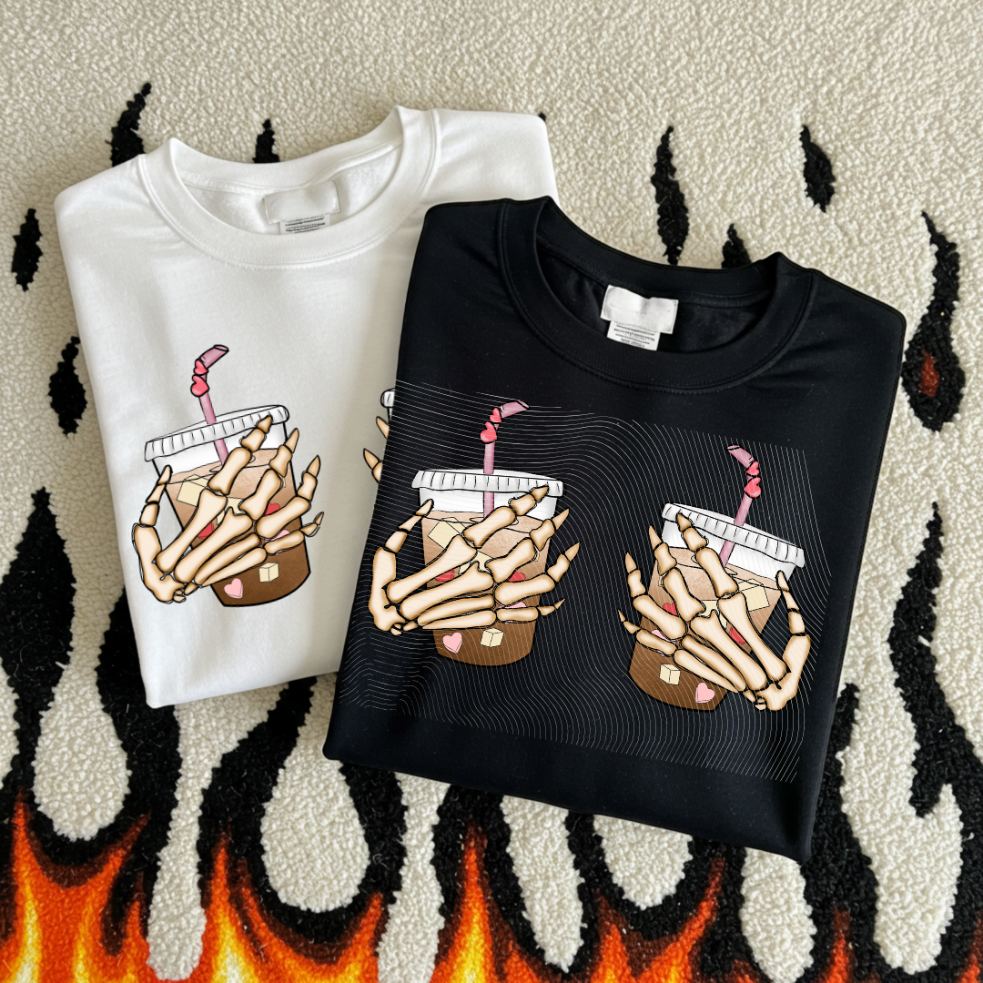 Coffee Hands Adult Tee