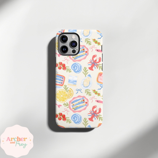 Tough Phone Case - Lobster Picnic