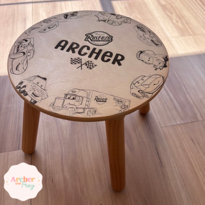 Personalised Laser Engraved Stool