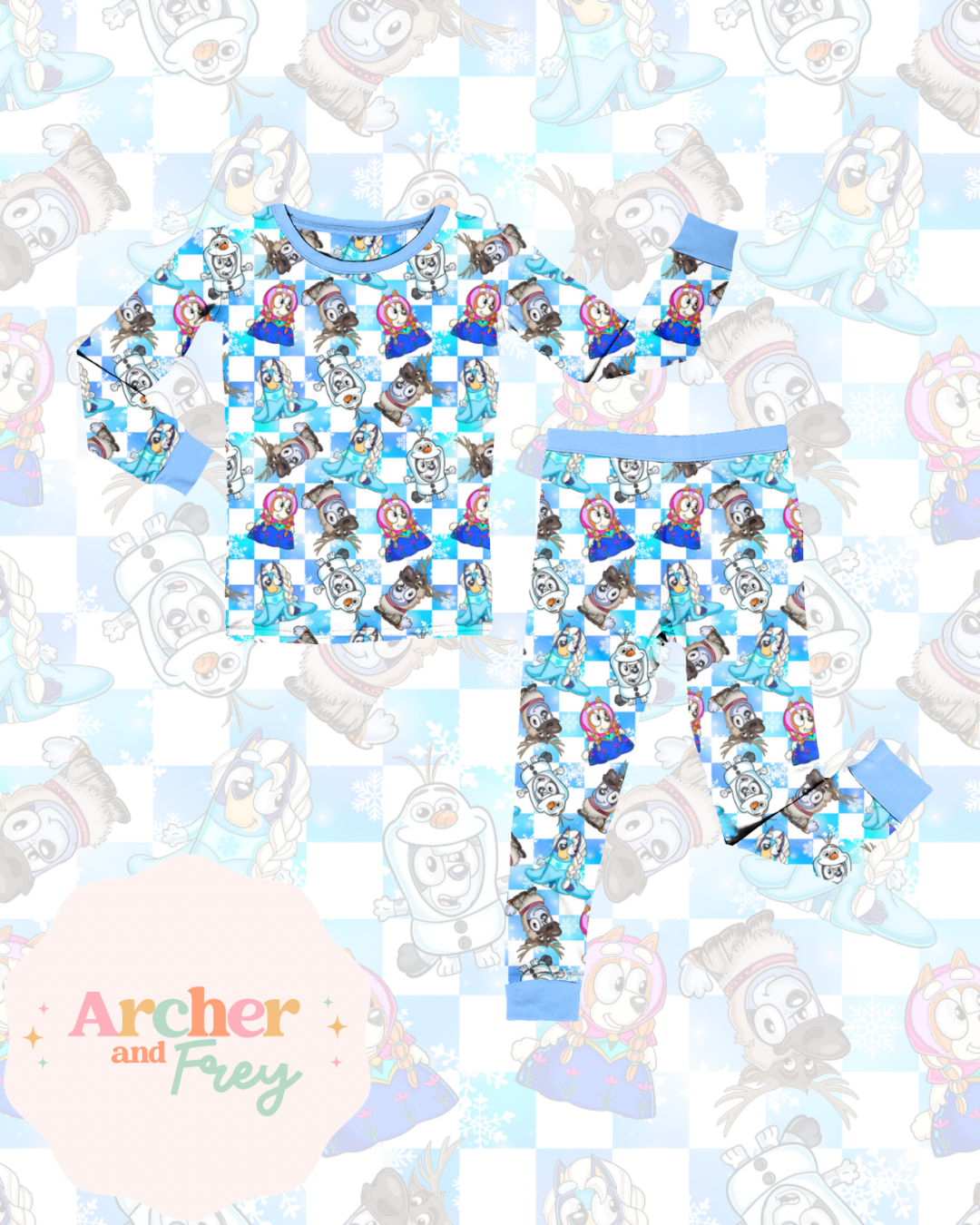 Ice Pups Bamboo PJ Set