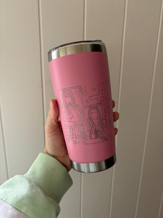 Best of Both Worlds 20oz Engraved Travel Mug