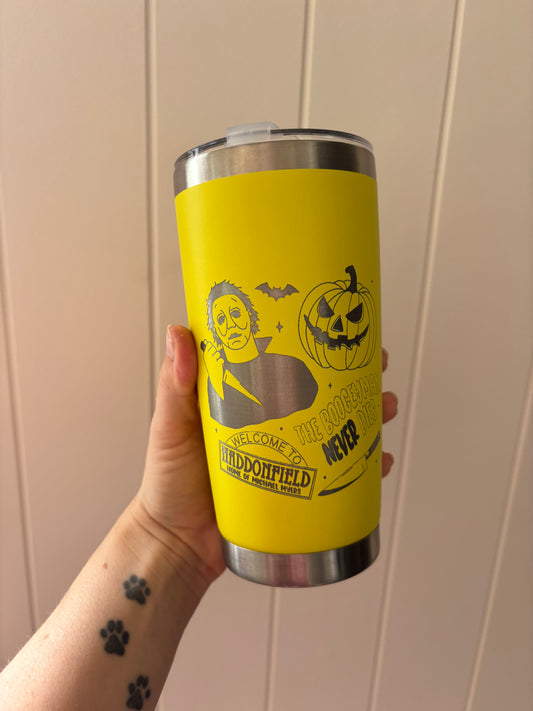 Michael Myers 20oz Engraved Travel Mug