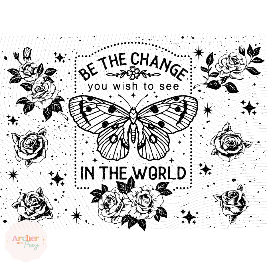 Be the Change 20oz Engraved Travel Mug