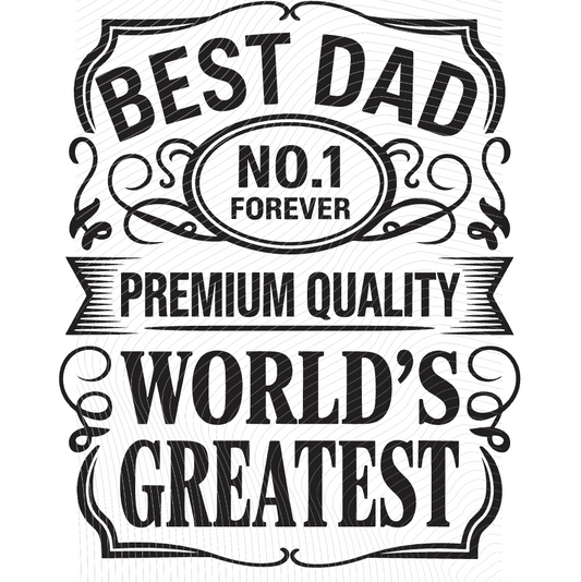 Greatest Dad 20oz Engraved Travel Mug