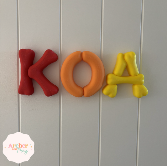 Dino Bones Letters