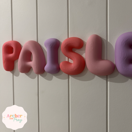 Bubble Letters - Individual