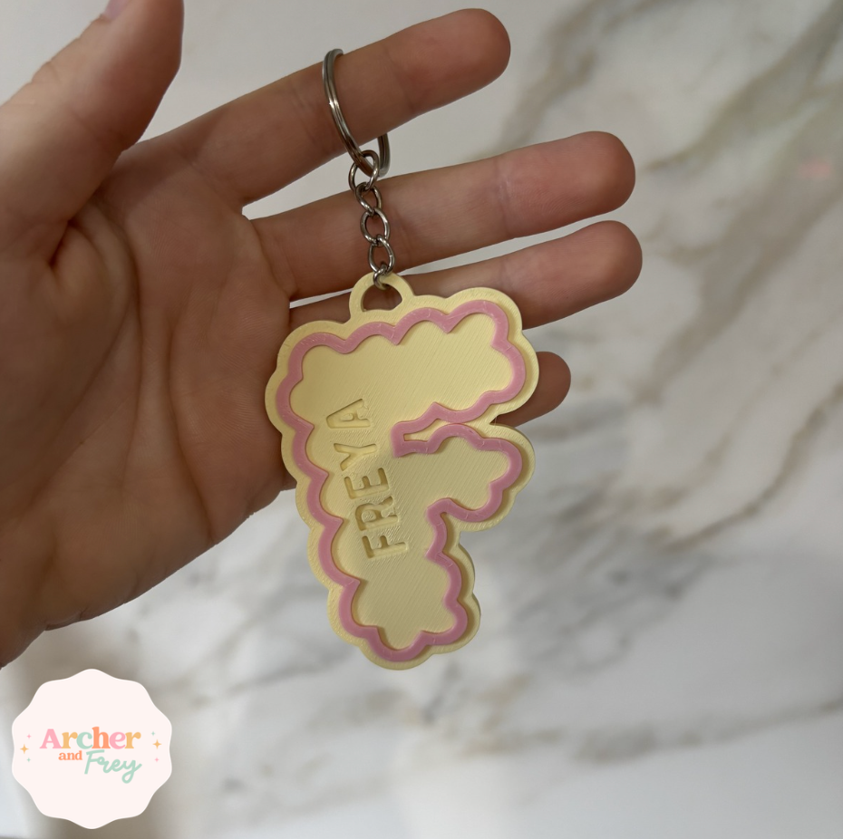 Scalloped Name Tag