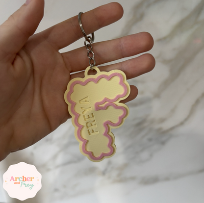 Scalloped Name Tag