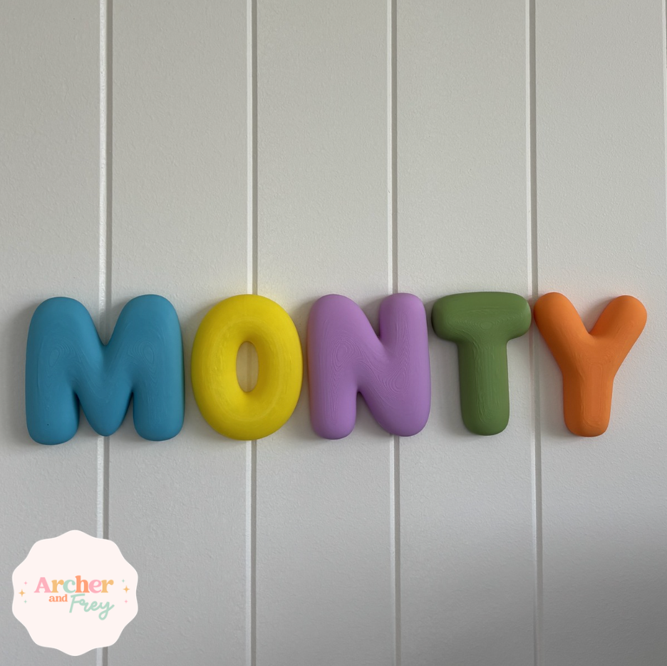 Bubble Letters - Individual
