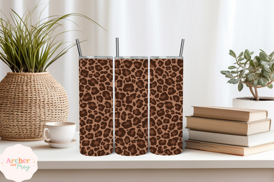 20oz Tumbler/Bottle - Cheetah