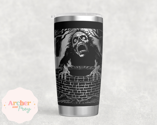 Laser Engraved Travel Mug - Horror