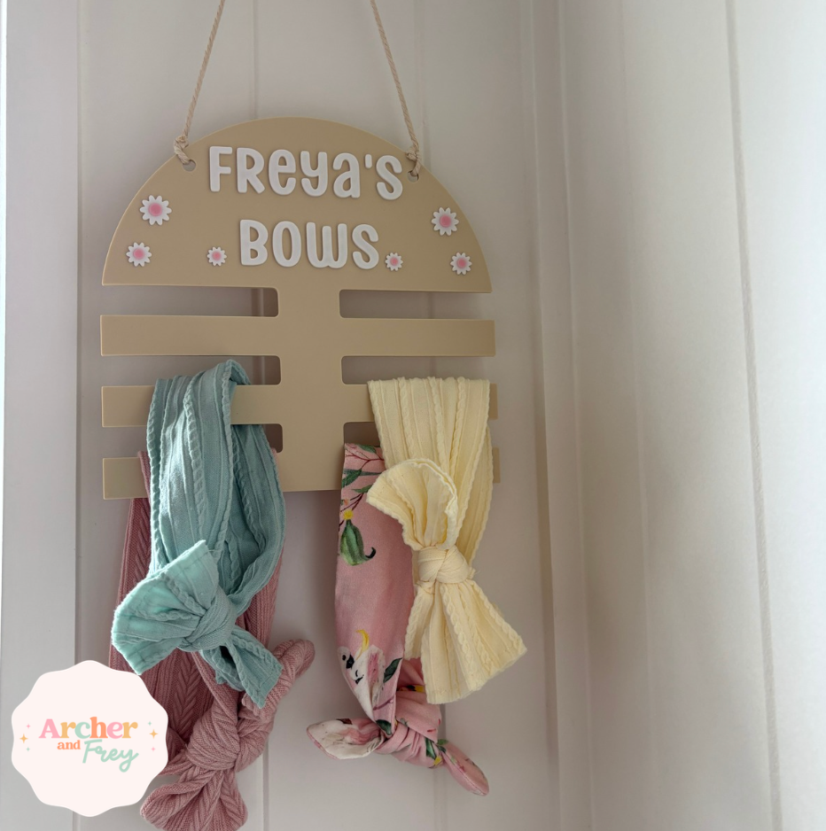 Bow Hanger - Personalised
