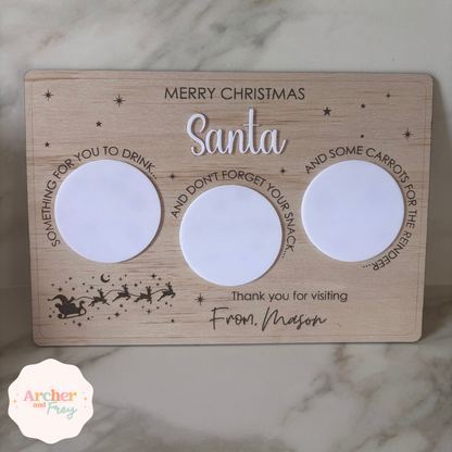 Merry Christmas Santa Treat Board