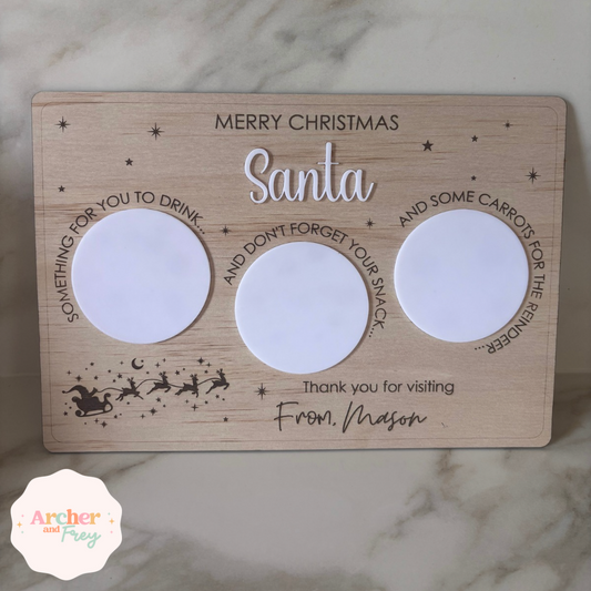 Merry Christmas Santa Treat Board