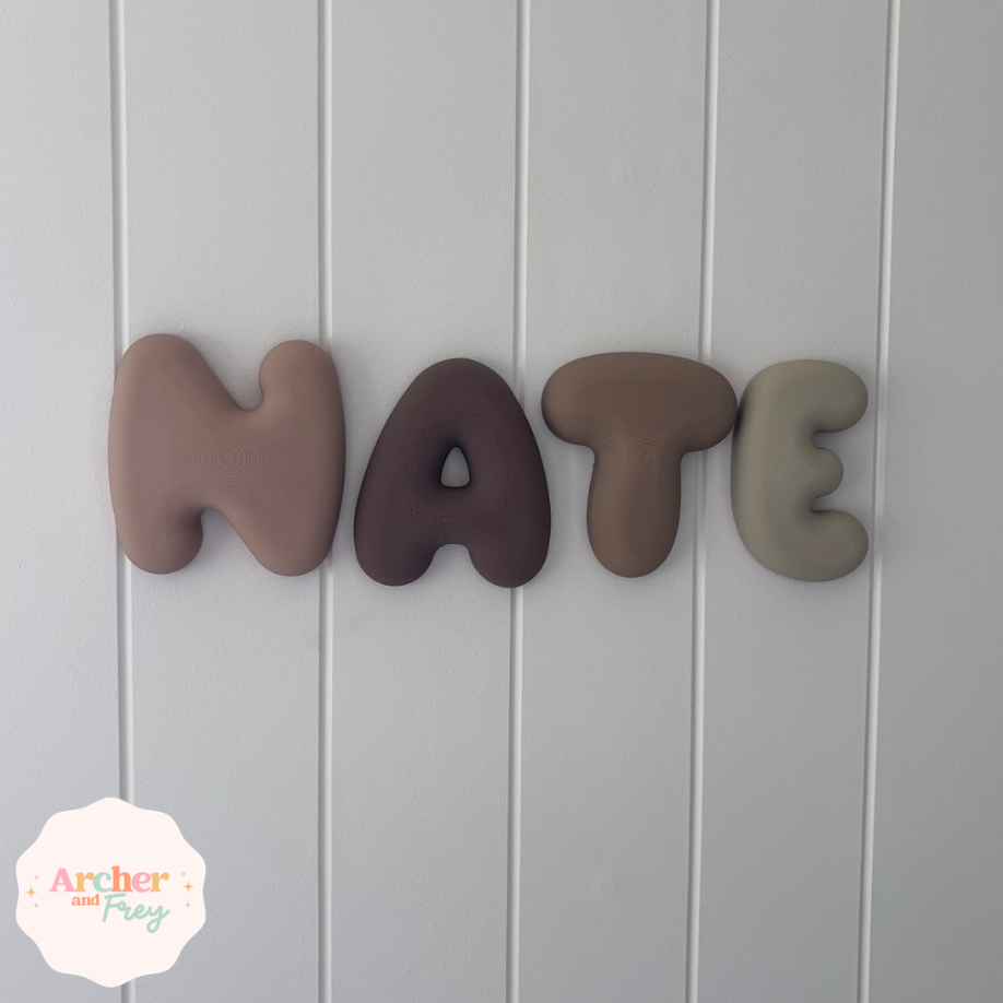 Bubble Letters - Individual