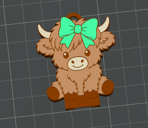 Nail Saver - Highland Cow