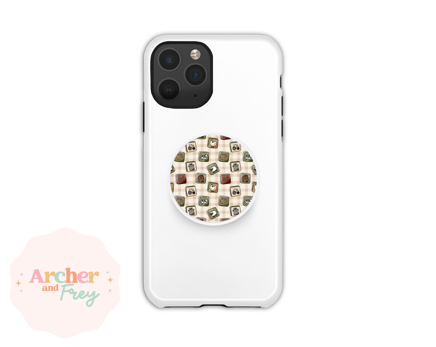 Magsafe Phone Grip - Farm Tiles