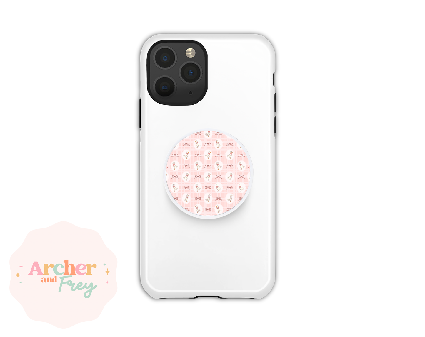 Magsafe Phone Grip - Pink Goose
