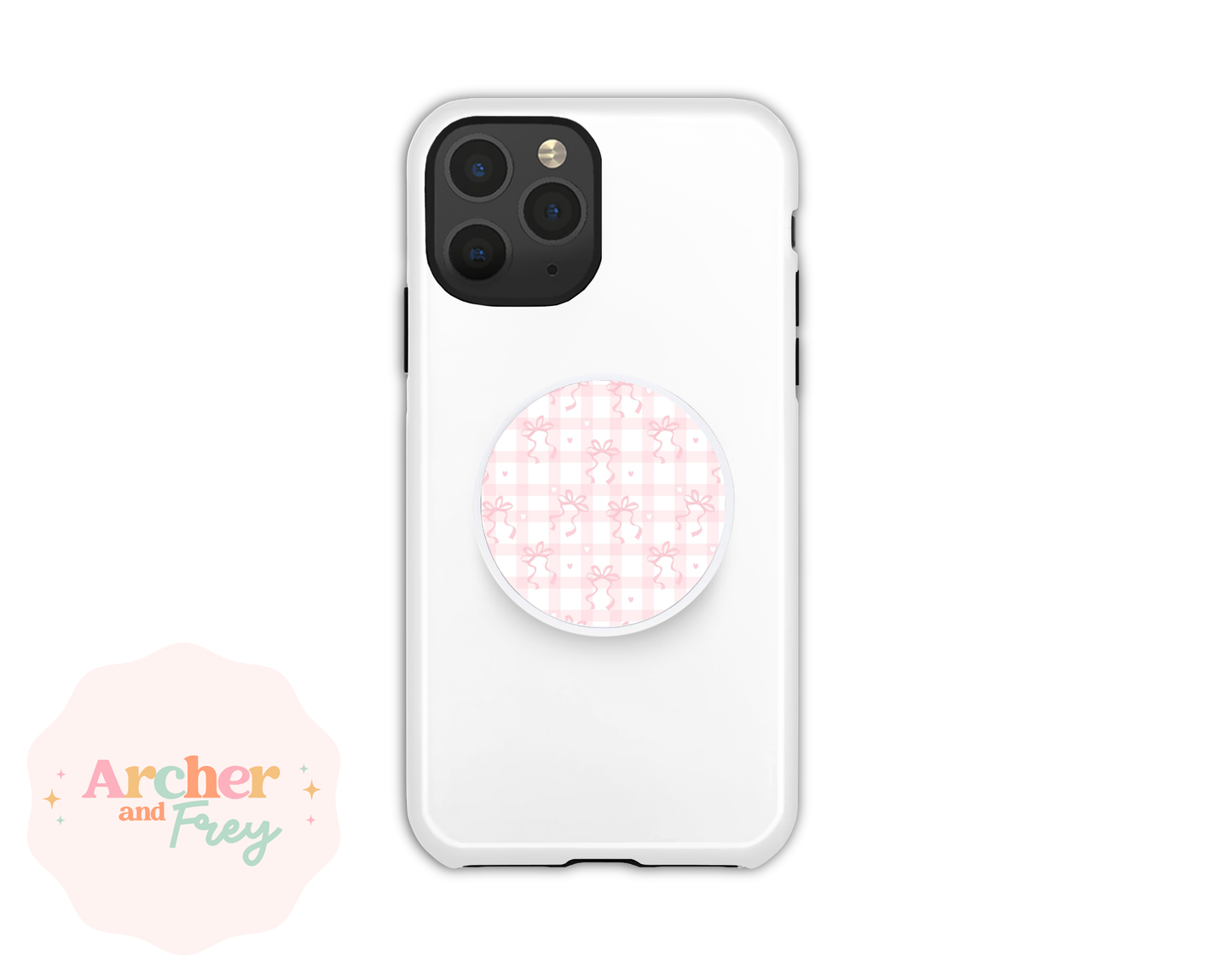 Magsafe Phone Grip - Pink Bows