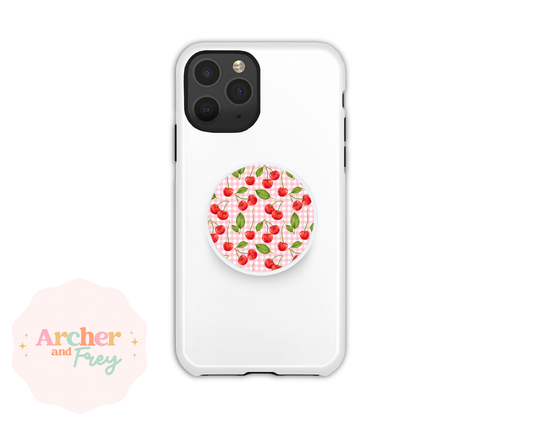 Magsafe Phone Grip - Pinky Cherries