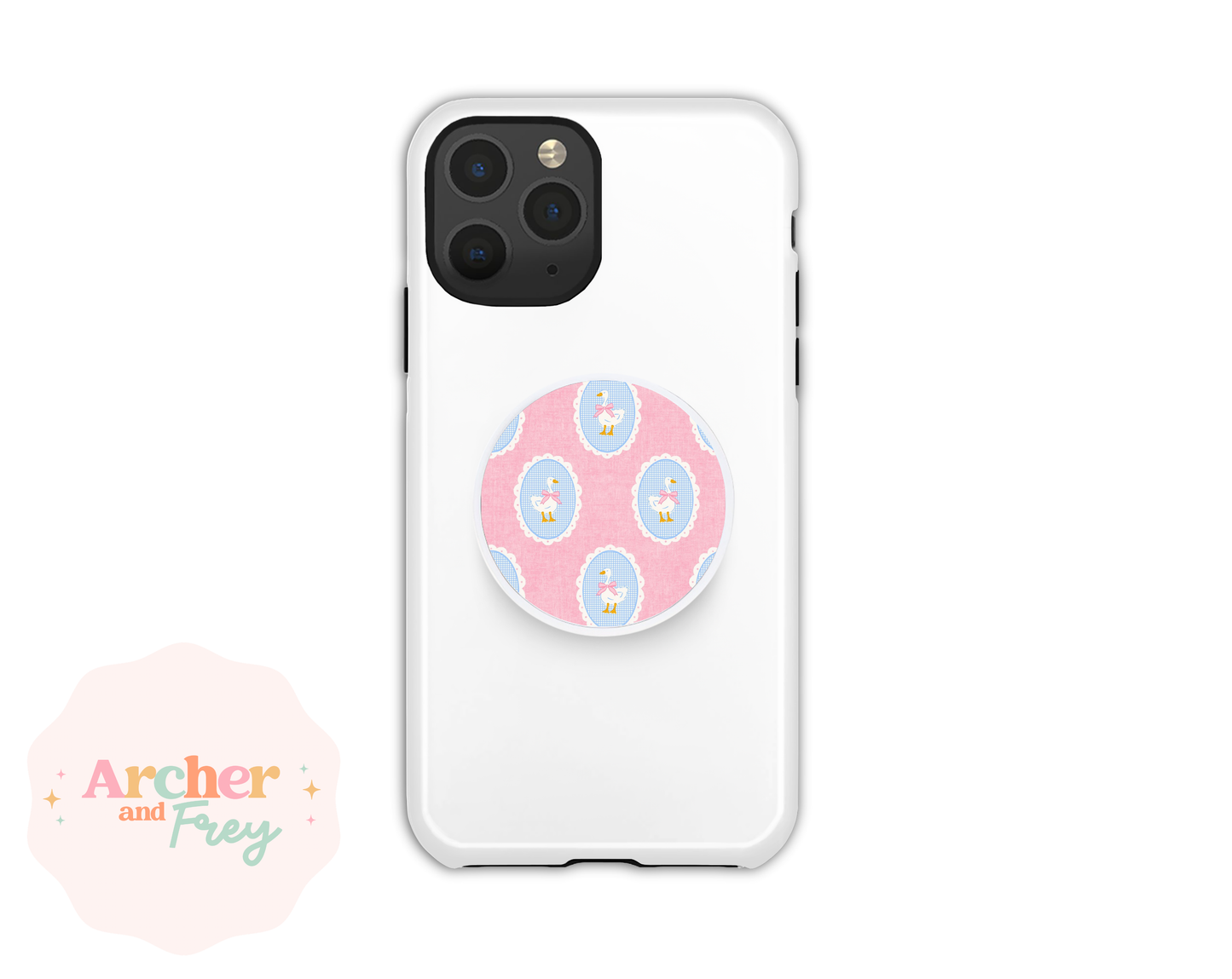 Magsafe Phone Grip - Pink Goose