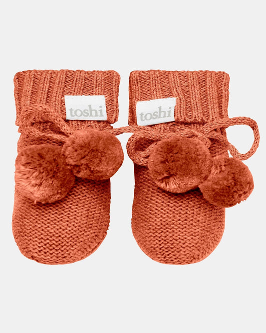 Organic Booties Marley Saffron