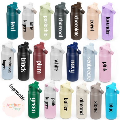 Engraved Aussie Pal 1L Insulated Drink Bottle