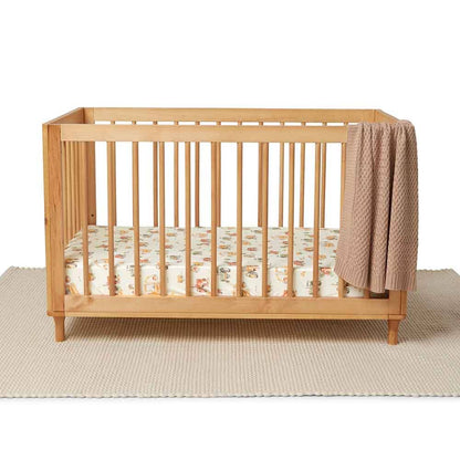 Diggers Organic Fitted Cot Sheet