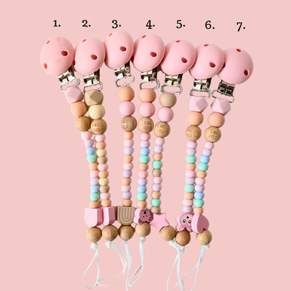 Candy Shop Dummy Clips Pre Designed Styles: Baby Pink Clip - Design 1