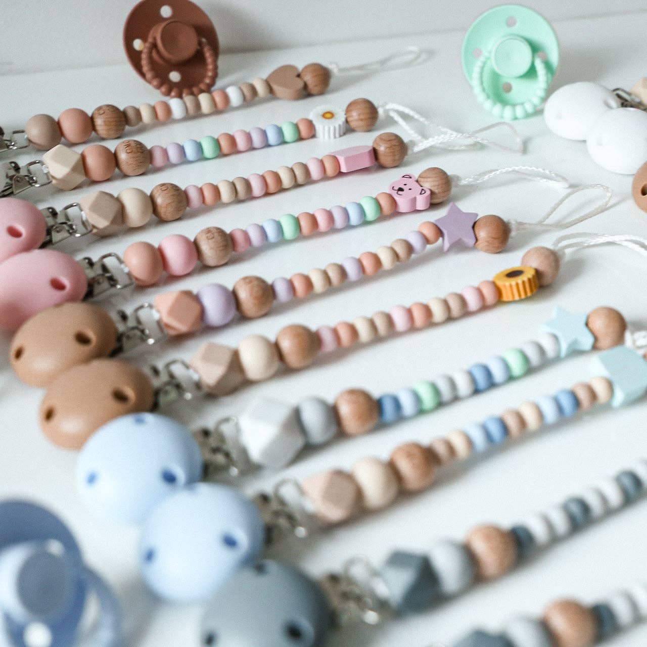 Candy Shop Dummy Clips Pre Designed Styles: Baby Pink Clip - Design 1